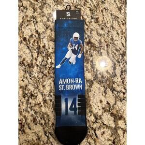 Amon-Ra St. Brown Strideline M/L #14 NFL Graphic Socks